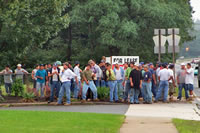 Day Laborer site Farmingville, Long Island, NY