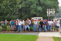 Day Laborer site  Farmingville, Long Island, NY