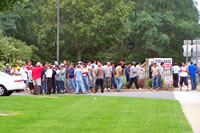 Day Laborer site  Farmingville, Long Island, NY