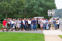 Day Laborer site  Farmingville, Long Island, NY