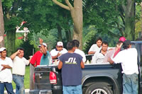 Day Laborer site  Farmingville, Long Island, NY